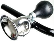 Ball horn posthorn, chrome 