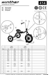 Mini-Viking Pedalen, nero 