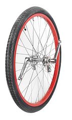 Roue monocycle 24x1.75" rouge 