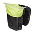 BASIL MILES DOUBLE BAG 32L, noir citron