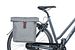 BASIL City Fahrrad Doppeltasch 28-32L, grau meliert