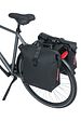 BASIL SoHo Fahrrad Doppeltasch Nordlicht, 41L,night schwarz